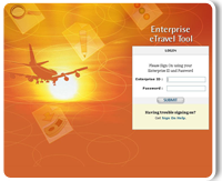 Enterprise eTravel Tool - Travel Booking eApplication